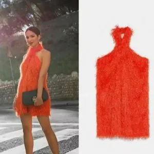 Zara Dresses Zara Blogger Favorite Fringe Dress Poshmark